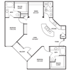 Traditional 2x2.5 1282 SF